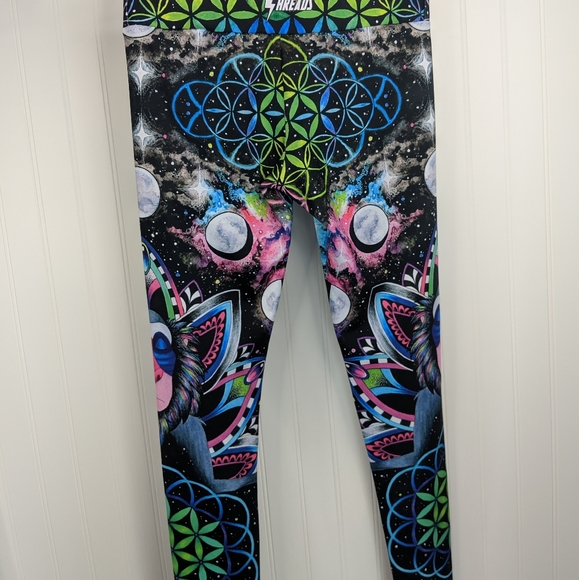 Electrothread Rafiki Meditation Print Yoga Legging - Picture 9 of 15